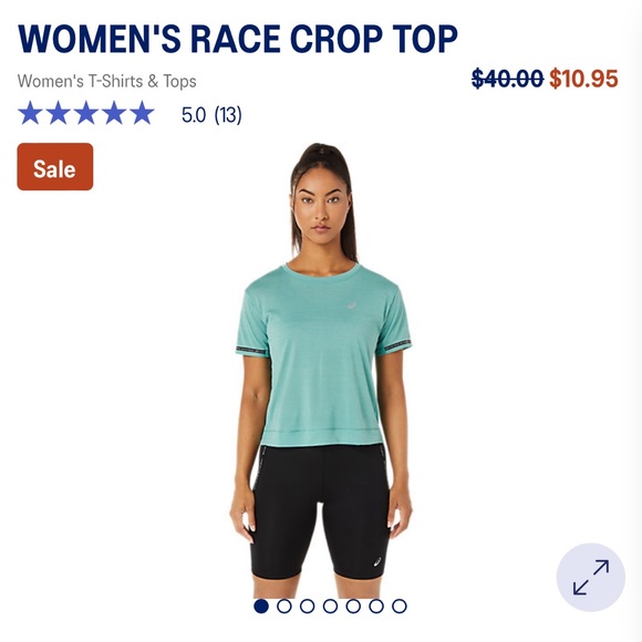 ASICS CROP TOP - Picture 1 of 5